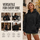 Unisex Casual Oversized Acid Wash Hoodie