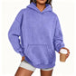 Unisex Casual Oversized Acid Wash Hoodie