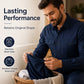 Men Two Piece Polyester Shirt Pants Set
