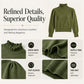 Women's Elegant Cozy Knitted Top with Ruffle Trim