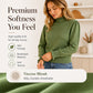 Women's Elegant Cozy Knitted Top with Ruffle Trim