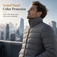 Men's Lightweight Padded Stand Collar Winter Coat