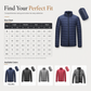 Men's Lightweight Padded Stand Collar Winter Coat