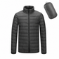 Men's Lightweight Padded Stand Collar Winter Coat