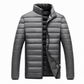 Men's Lightweight Padded Stand Collar Winter Coat