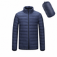 Men's Lightweight Padded Stand Collar Winter Coat