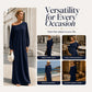 Women's Off-Shoulder Long Sleeve Maxi Dress