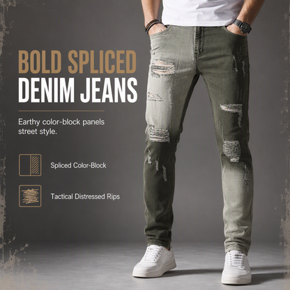 Men's Slim Fit Ripped Jeans