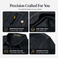 Men's Casual Denim Shirt with Zipper Pockets