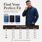 Men's Casual Denim Shirt with Zipper Pockets