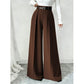 Women's Elegant Drape Wide-Leg Pants