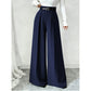 Women's Elegant Drape Wide-Leg Pants