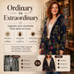 Women's Vintage Leaf Print Hooded Coat