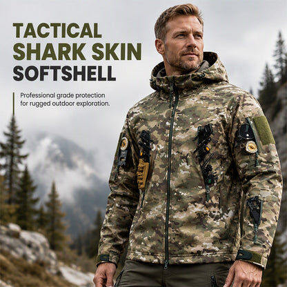 Men's Outdoor Windproof Tactical Hooded Jacket