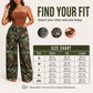 Women's Retro Camouflage Wide-Leg Jeans