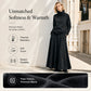 Women's Turtleneck Top and Maxi Skirt Set