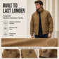 Men's Loose Plush-Lined Bomber Jacket