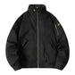 Men's Loose Plush-Lined Bomber Jacket