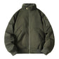 Men's Loose Plush-Lined Bomber Jacket
