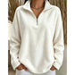 Women's Casual Cozy Quarter-Zip Sweatshirt