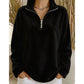 Women's Casual Cozy Quarter-Zip Sweatshirt