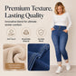 Women's High-Waisted Warm-Lined Skinny Jeans
