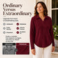 Women's Cozy V-Neck Ribbed Knit Sweater