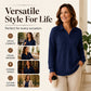 Women's Cozy V-Neck Ribbed Knit Sweater