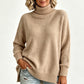 Women's Loose Fit Knit Turtleneck Sweater