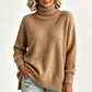Women's Loose Fit Knit Turtleneck Sweater
