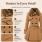 Women's Elegant Double Breasted Overcoat
