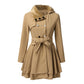 Women's Elegant Double Breasted Overcoat