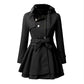 Women's Elegant Double Breasted Overcoat