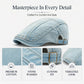Unisex Vintage Distressed Beret Flat Cap