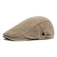 Unisex Vintage Distressed Beret Flat Cap
