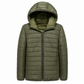 Men's Lightweight Hooded Padded Cotton Casual Short Winter Coat Plus Size
