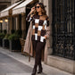 Women's Printed Long Sleeve Top & Leggings Set