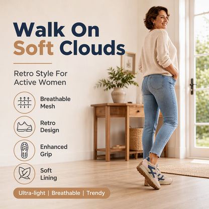 Women's Casual Lightweight Platform Sneakers