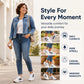 Women's Casual Lightweight Platform Sneakers