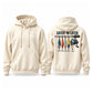 Men's Retro Fishing Graphic Hoodie Relaxed Fit Soft Cotton Blend Fleece Sweatshirt with Kangaroo Pocket