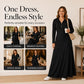 Women's Ribbed Knit Hooded Maxi Dress