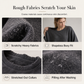 Women's Scalloped Hem Crew Neck Sweatshirt