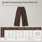 Women's Retro High Waisted Wide Leg Jeans Drapey Floor Length Denim Pants