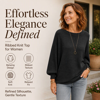 🎉This Week's Special Sales - 60% OFF✨👚Women's Oversized Ribbed Knit Sweater