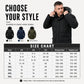 Men's Mid-Length Winter Windproof Thermal Jacket