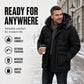 Men's Mid-Length Winter Windproof Thermal Jacket