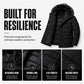 Men's Mid-Length Winter Windproof Thermal Jacket