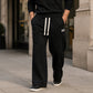 Men's Casual Wide-Leg Sweatpants with Pockets