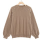 ☁️Soft Warmth, Fall & Winter Essential🧶 Women's Round Neck Pullover Sweater – Breathable & Skin-Friendly, Warm & Cozy | Perfect Autumn/Winter Knit ✨