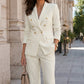Women's Elegant Double Breasted Blazer & Pants Set